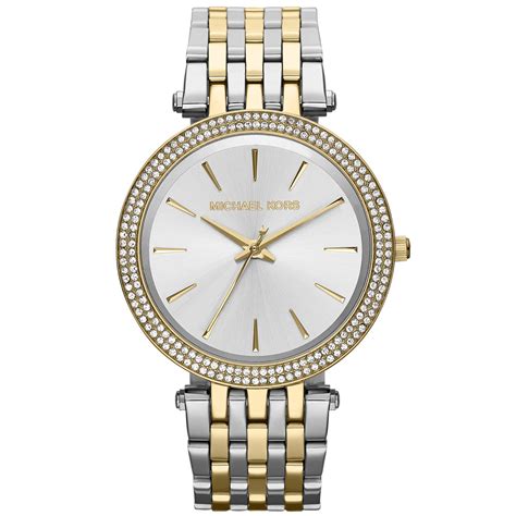 michael kors two-tone watch ladies